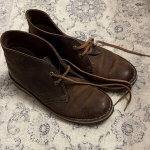 Clarks Dark Brown Chukka Boots